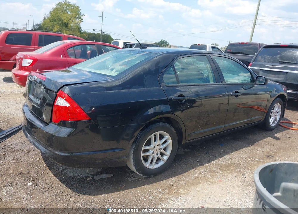2012 FORD FUSION S VIN: 3FAHP0GA6CR298965