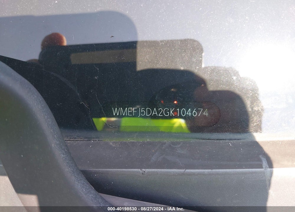 2016 SMART FORTWO PASSION/PRIME/PROXY/PURE VIN: WMEFJ5DA2GK104674