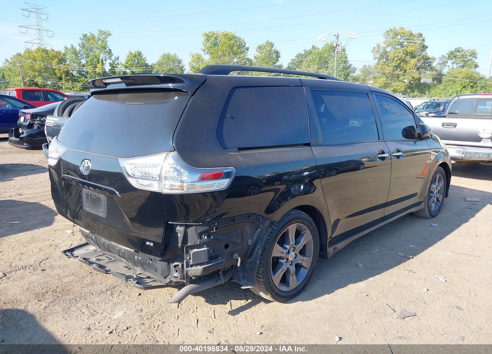 2015 TOYOTA SIENNA SE 8 PASSENGER VIN: 5TDXK3DCXFS646280