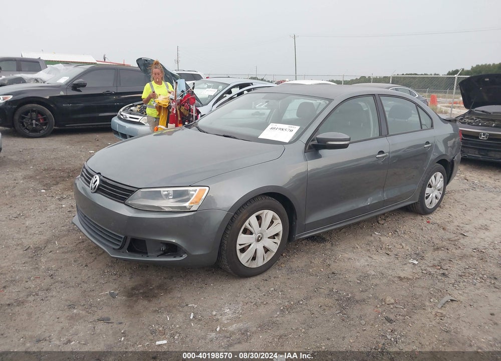 2012 VOLKSWAGEN JETTA 2.5L SE VIN: 3VWBX7AJ9CM473267