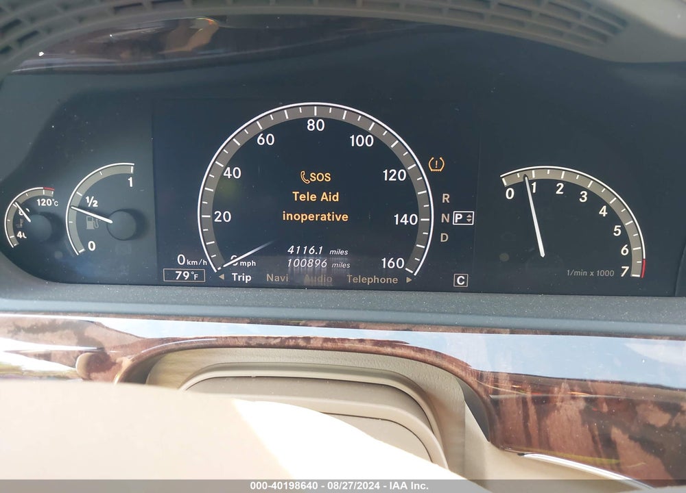 2007 MERCEDES-BENZ S 550 VIN: WDDNG71X37A147395