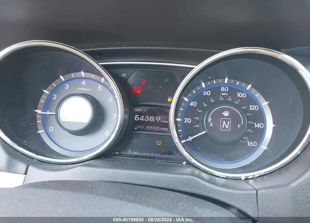 2011 HYUNDAI SONATA GLS VIN: 5NPEB4AC2BH223002
