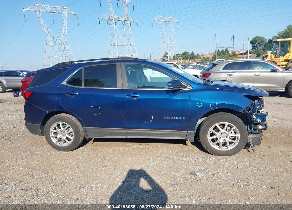 2022 CHEVROLET EQUINOX AWD LT VIN: 3GNAXUEV7NL214223