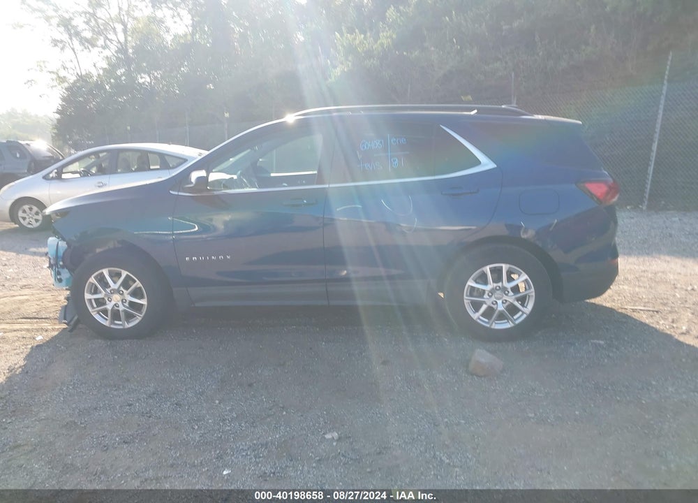 2022 CHEVROLET EQUINOX AWD LT VIN: 3GNAXUEV7NL214223