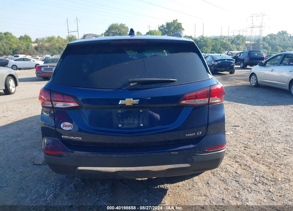 2022 CHEVROLET EQUINOX AWD LT VIN: 3GNAXUEV7NL214223