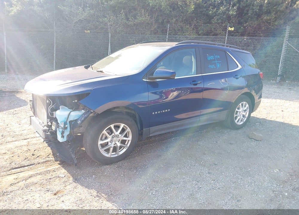 2022 CHEVROLET EQUINOX AWD LT VIN: 3GNAXUEV7NL214223