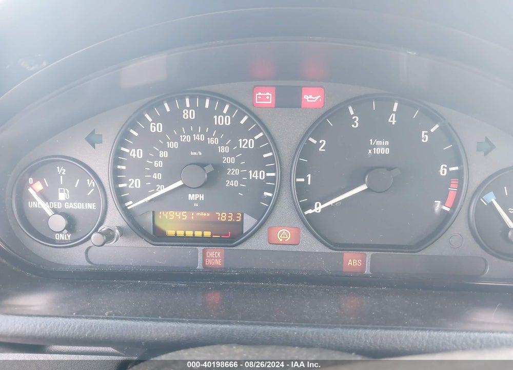 1998 BMW Z3 2.8 VIN: 4USCJ3324WLC11991