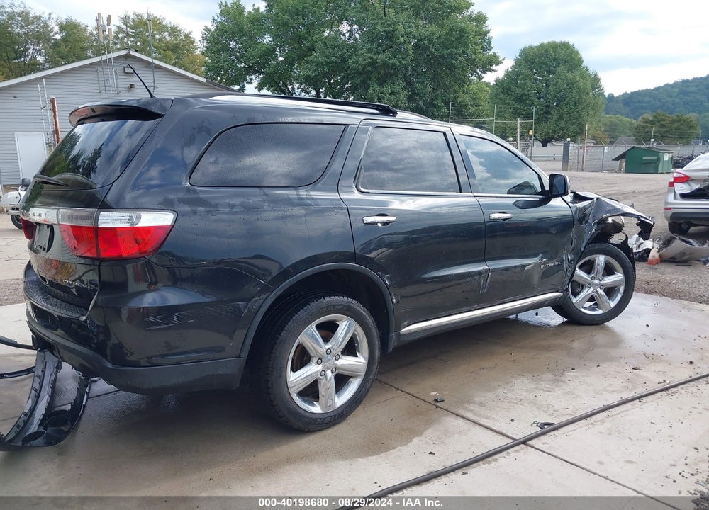 2012 DODGE DURANGO CITADEL VIN: 1C4SDJET7CC360696