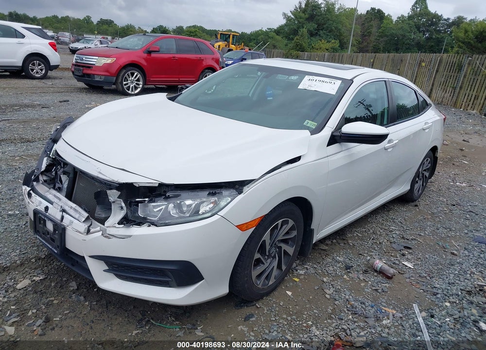 2018 HONDA CIVIC EX VIN: 2HGFC2F71JH557466