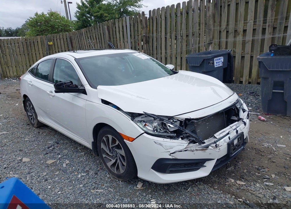 2018 HONDA CIVIC EX VIN: 2HGFC2F71JH557466