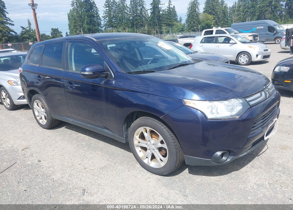 2014 MITSUBISHI OUTLANDER SE VIN: JA4AZ3A38EZ015606