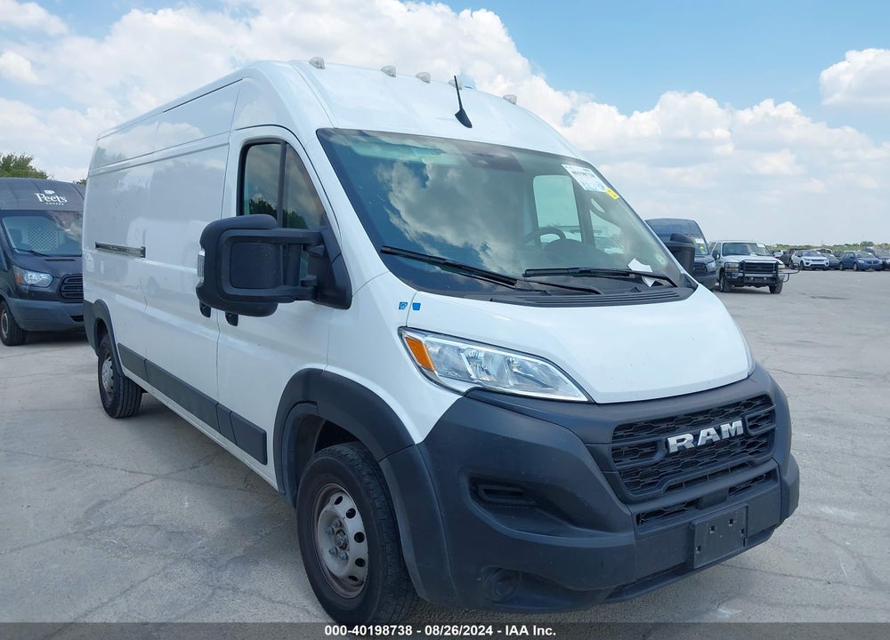 2023 RAM PROMASTER 2500 HIGH ROOF 159 WB VIN: 3C6LRVDG7PE549016