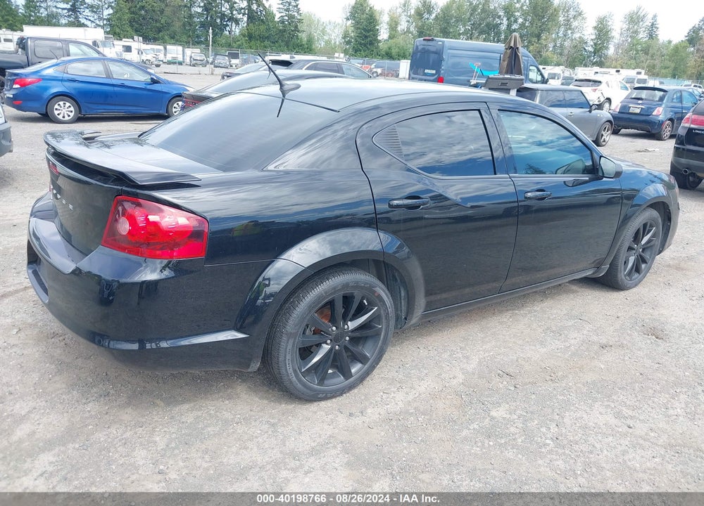 2014 DODGE AVENGER SE VIN: 1C3CDZAG6EN138142