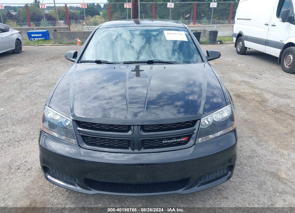 2014 DODGE AVENGER SE VIN: 1C3CDZAG6EN138142
