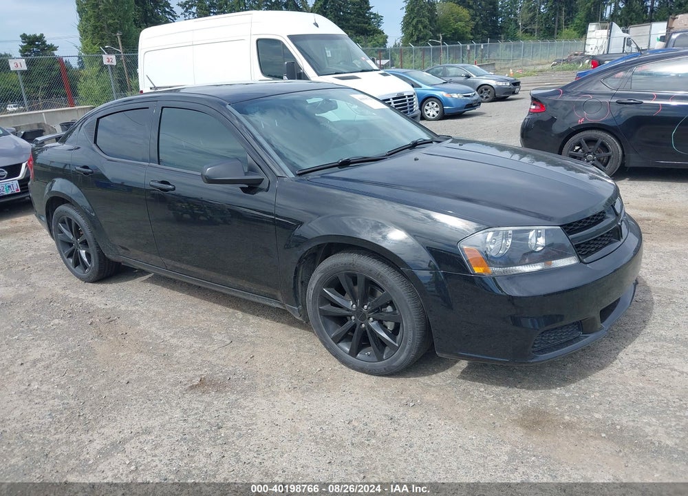 2014 DODGE AVENGER SE VIN: 1C3CDZAG6EN138142