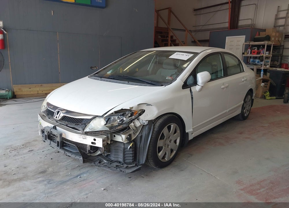 2009 HONDA CIVIC LX VIN: 2HGFA16589H356724