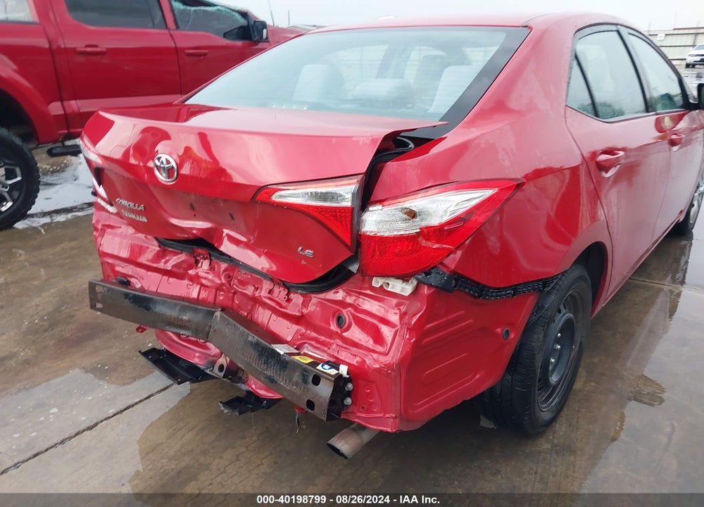 2014 TOYOTA COROLLA LE VIN: 2T1BURHE3EC042533