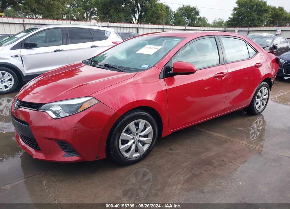 2014 TOYOTA COROLLA LE VIN: 2T1BURHE3EC042533