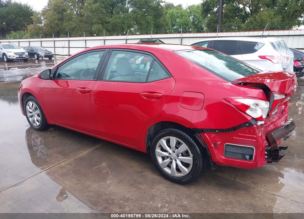 2014 TOYOTA COROLLA LE VIN: 2T1BURHE3EC042533