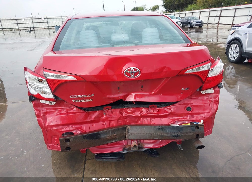 2014 TOYOTA COROLLA LE VIN: 2T1BURHE3EC042533