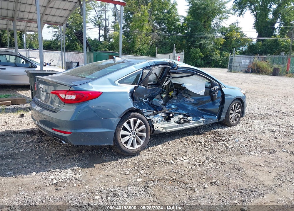 2017 HYUNDAI SONATA SPORT VIN: 5NPE34AF1HH493614