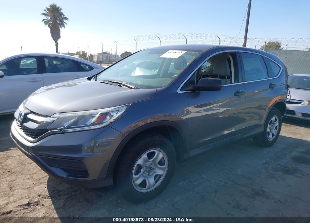 2015 HONDA CR-V LX VIN: 3CZRM3H38FG712251
