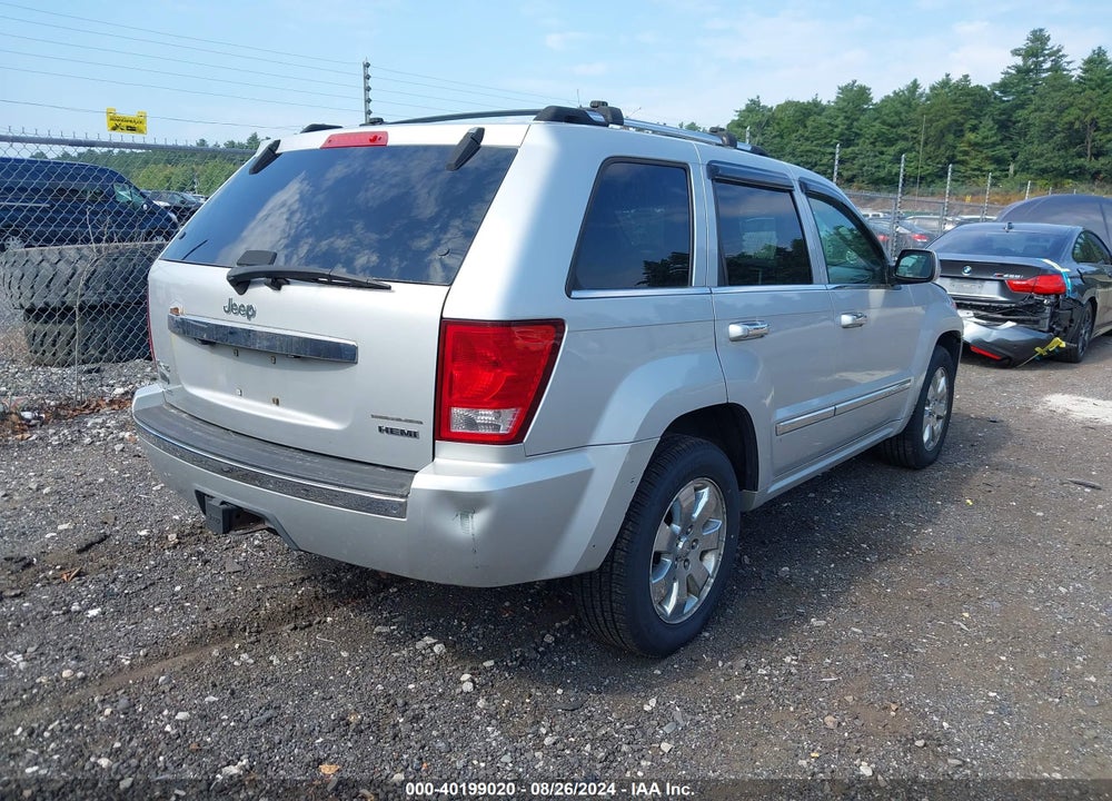 2009 JEEP GRAND CHEROKEE OVERLAND VIN: 1J8HR68T39C529697