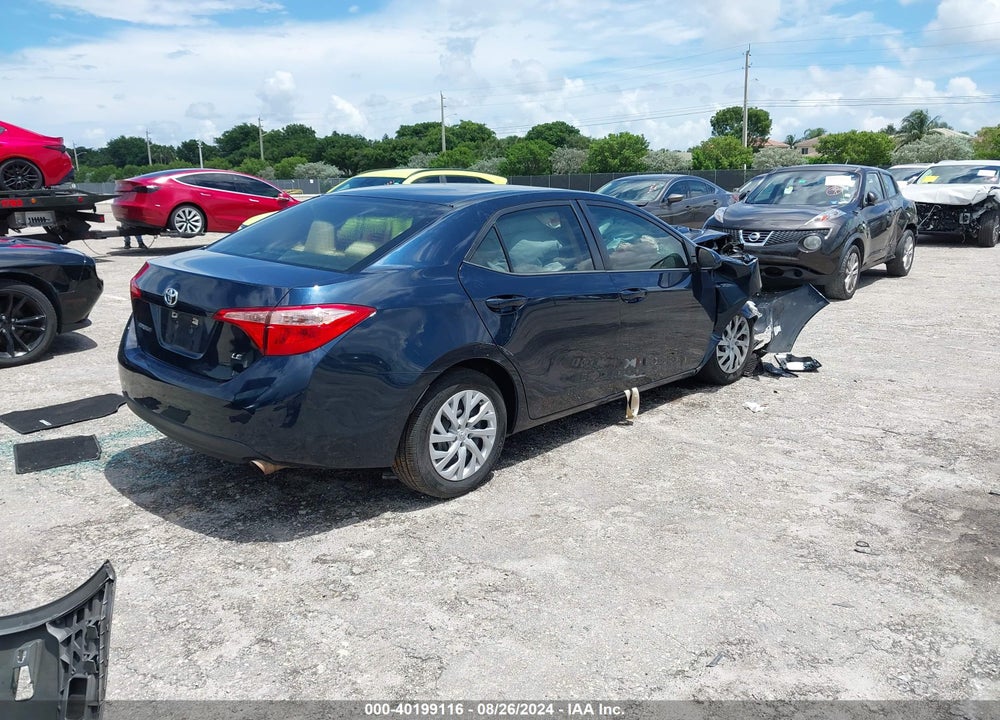 2018 TOYOTA COROLLA LE VIN: 5YFBURHE5JP809888