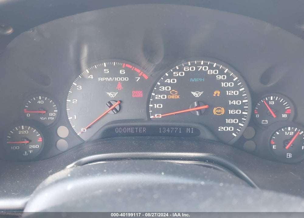 2001 CHEVROLET CORVETTE VIN: 1G1YY22G315117845