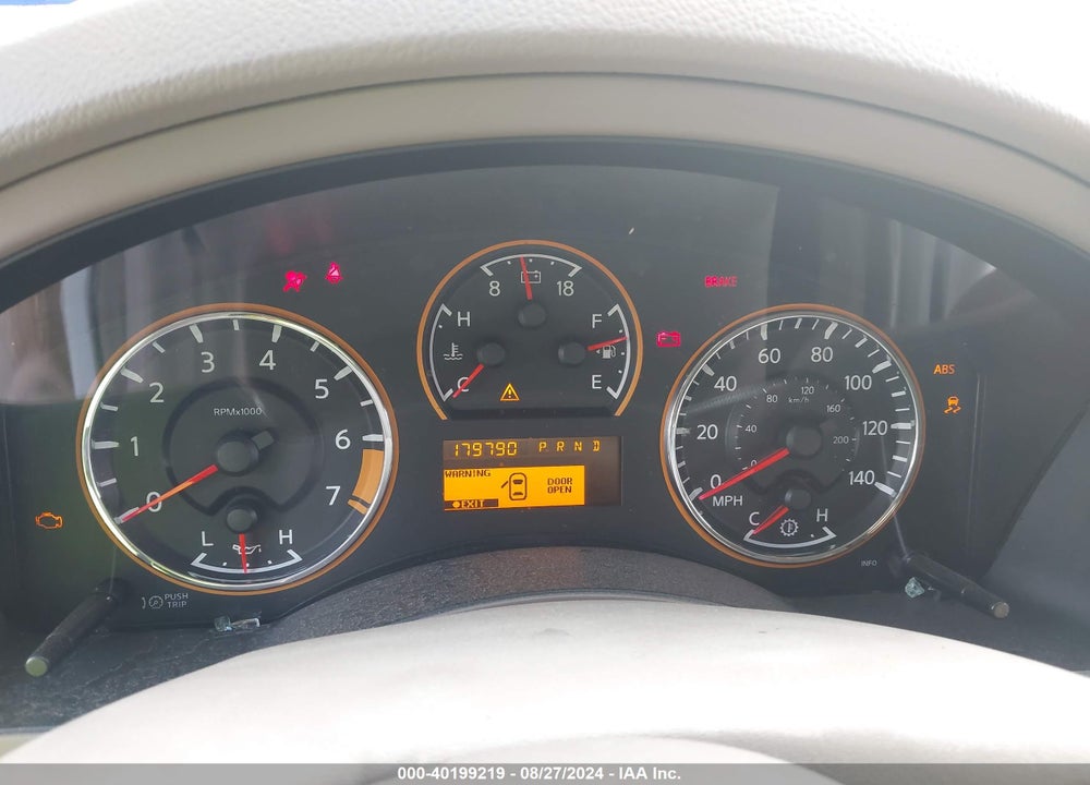 2012 NISSAN ARMADA SL VIN: 5N1BA0ND0CN606807