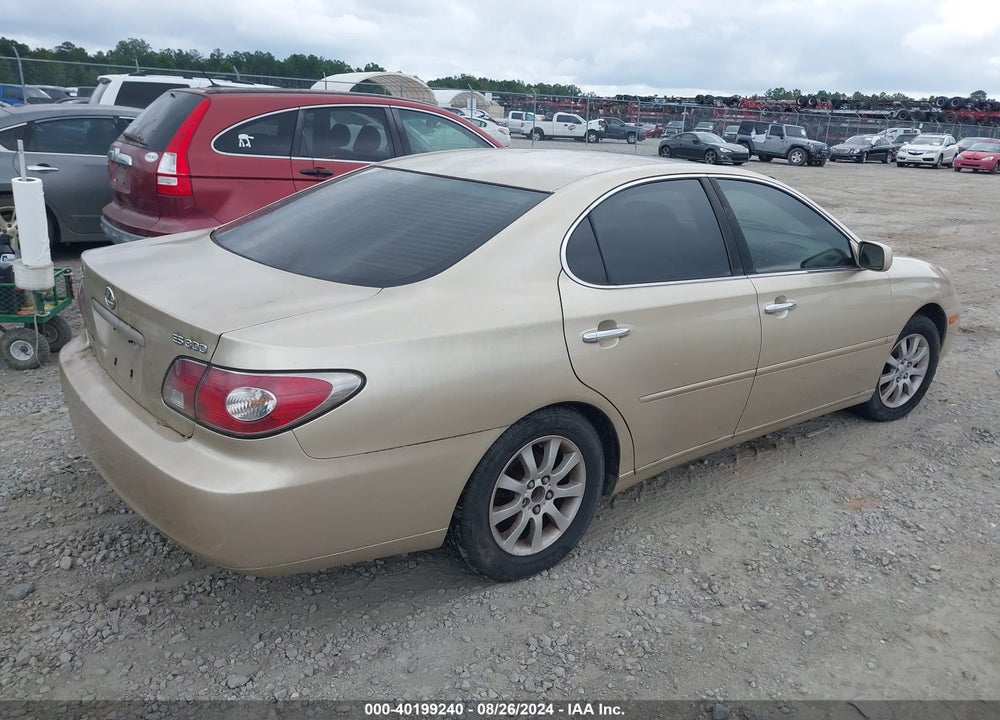 2003 LEXUS ES 300 VIN: JTHBF30G130094401