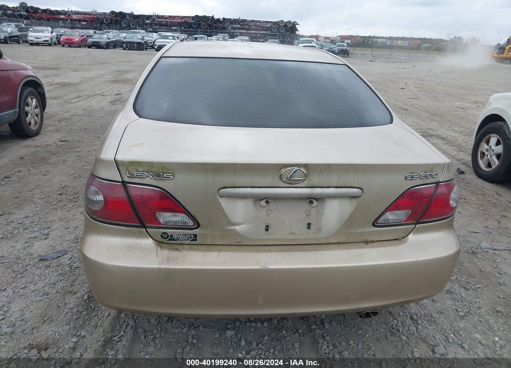 2003 LEXUS ES 300 VIN: JTHBF30G130094401