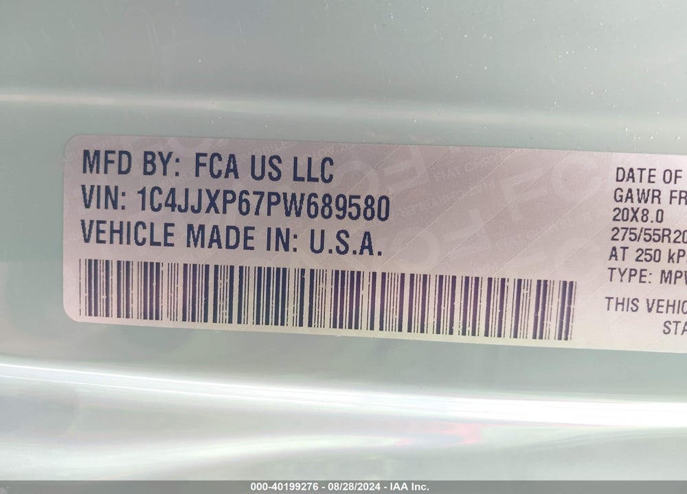 2023 JEEP WRANGLER 4XE SAHARA 4X4 VIN: 1C4JJXP67PW689580