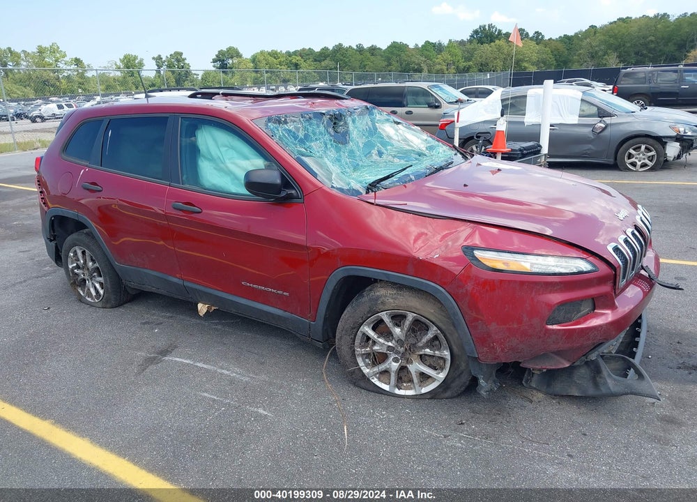 2017 JEEP CHEROKEE SPORT FWD VIN: 1C4PJLAB7HW592860