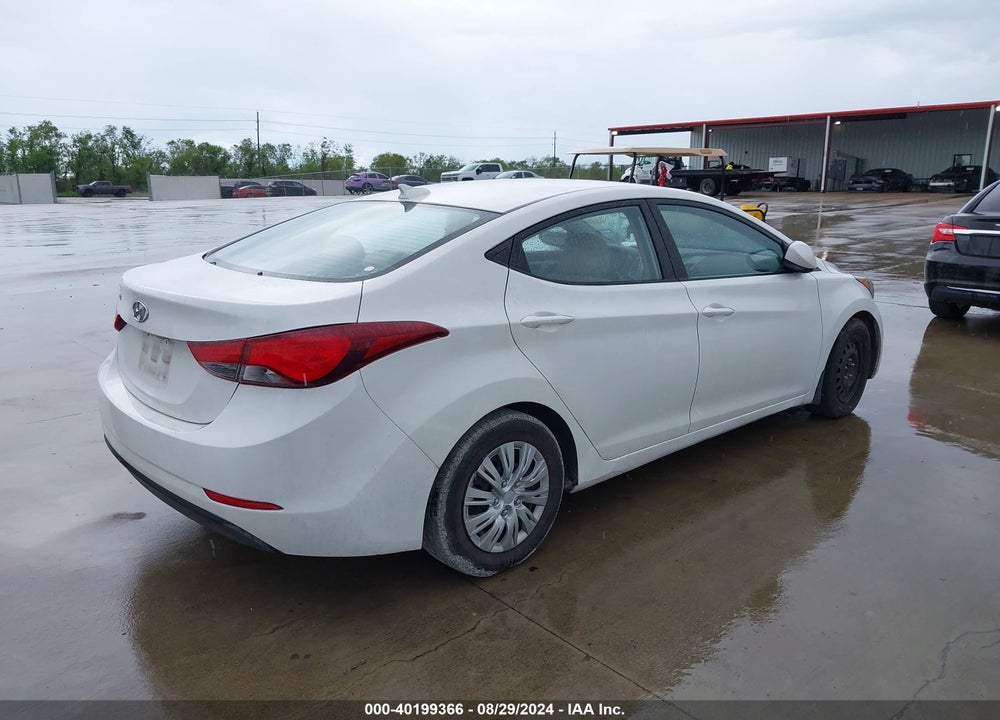 2016 HYUNDAI ELANTRA SE VIN: 5NPDH4AE6GH712344