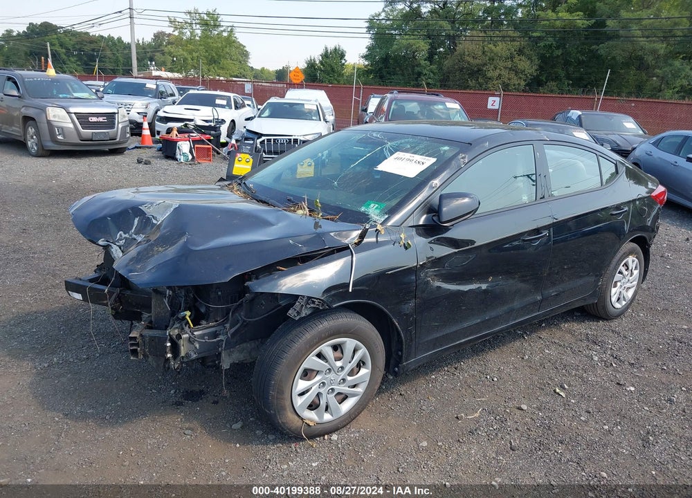 2018 HYUNDAI ELANTRA SE VIN: 5NPD74LFXJH279708