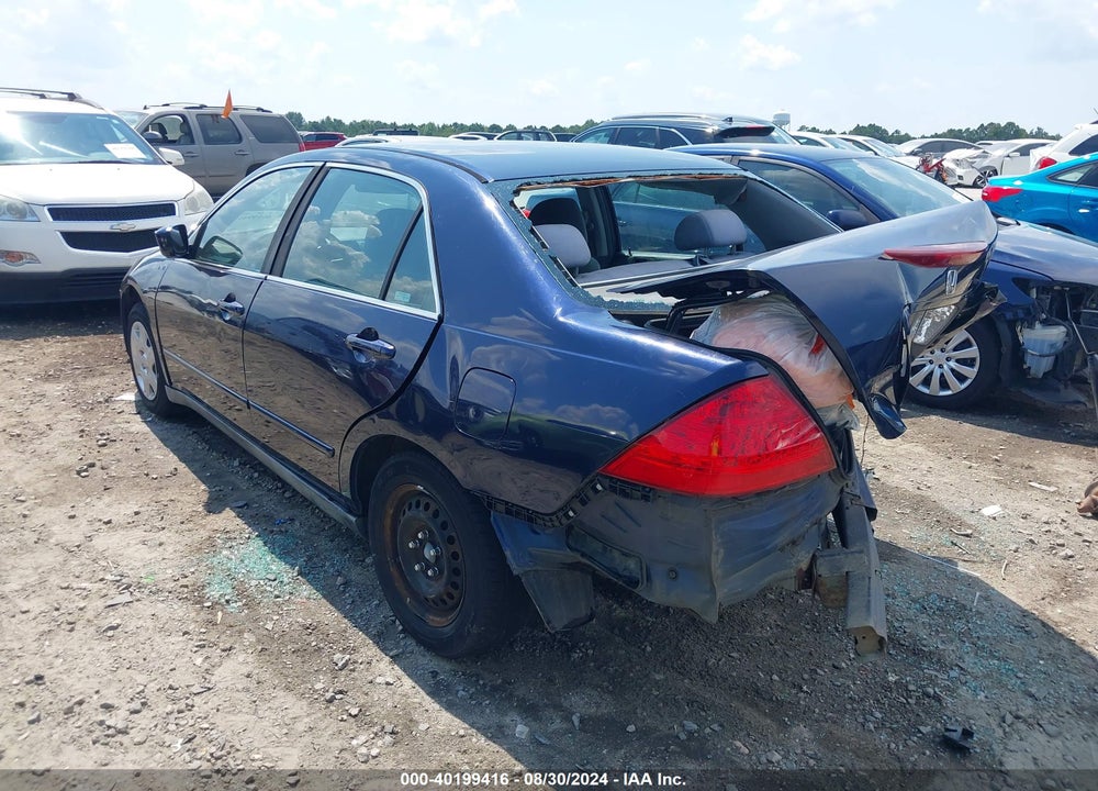 2007 HONDA ACCORD 2.4 LX VIN: 1HGCM56487A222798