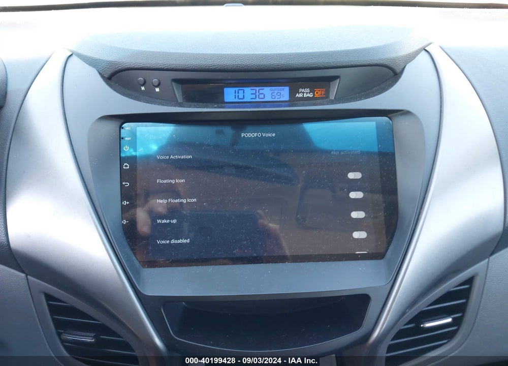 2012 HYUNDAI ELANTRA VIN: KMHDH4AE1CU189228