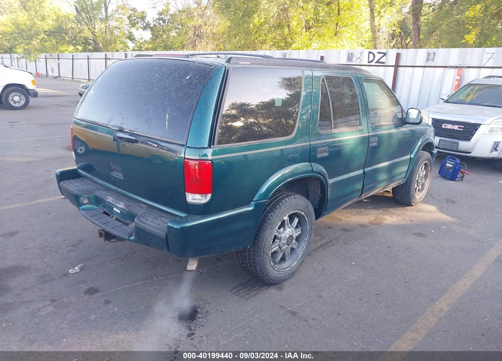 1998 OLDSMOBILE BRAVADA VIN: 1GHDT13WXW2716099