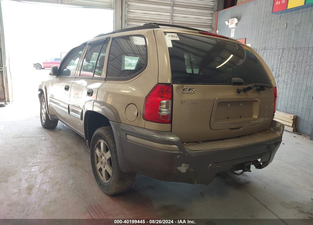 2007 ISUZU ASCENDER S VIN: 4NUDS13S672702499