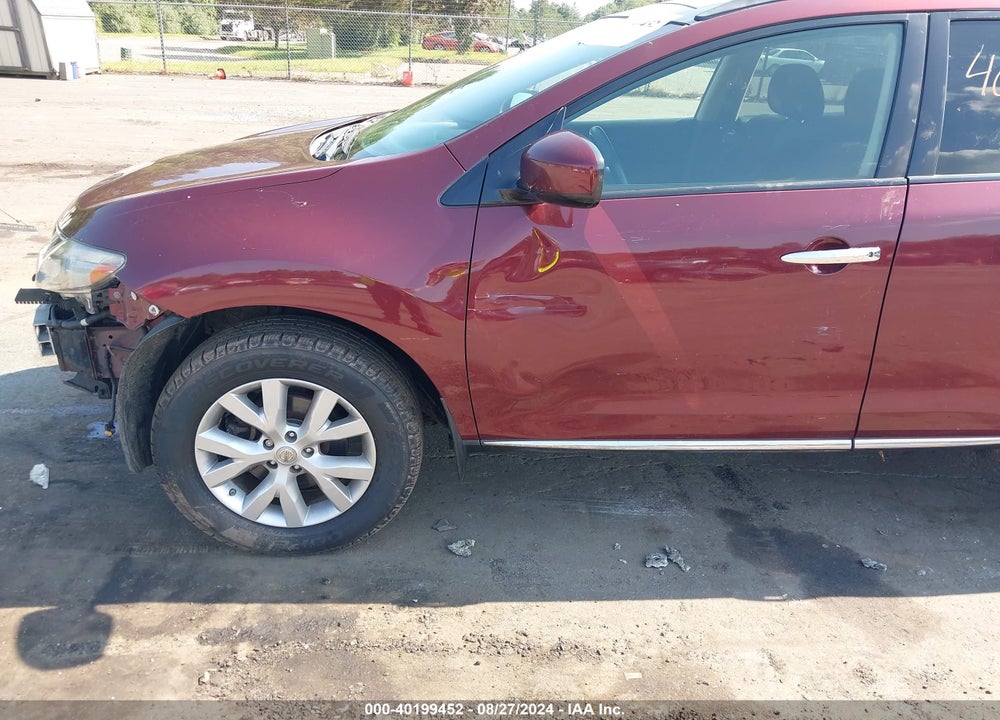 2012 NISSAN MURANO SV VIN: JN8AZ1MW6CW214947