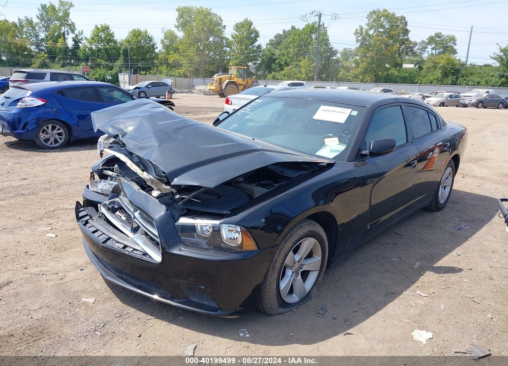 2013 DODGE CHARGER SE VIN: 2C3CDXBG0DH622513