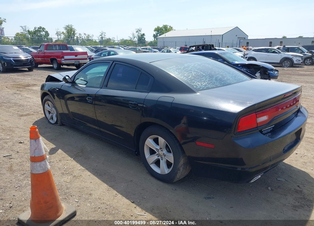 2013 DODGE CHARGER SE VIN: 2C3CDXBG0DH622513