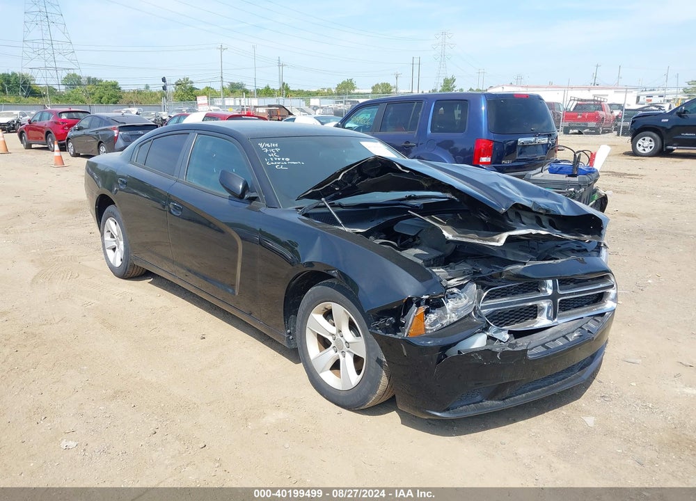 2013 DODGE CHARGER SE VIN: 2C3CDXBG0DH622513