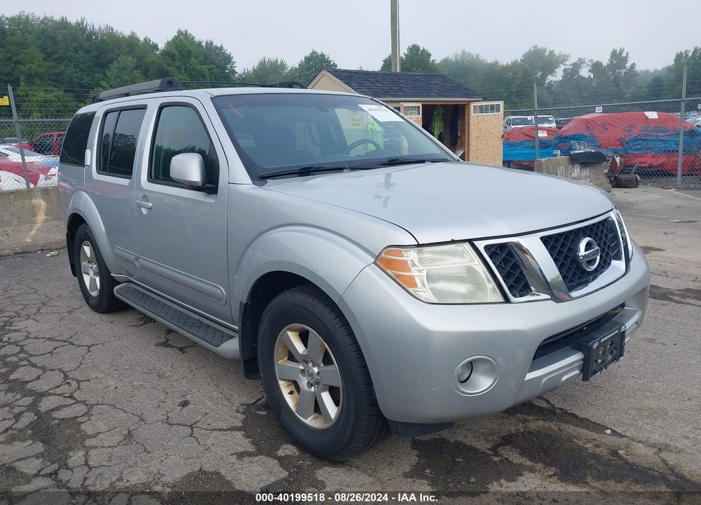 2008 NISSAN PATHFINDER SE VIN: 5N1AR18B38C667074