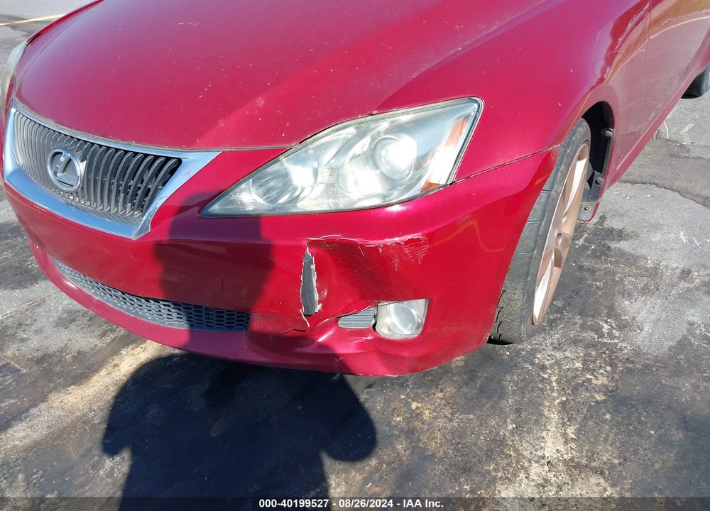 2009 LEXUS IS 250 VIN: JTHBK262595087156