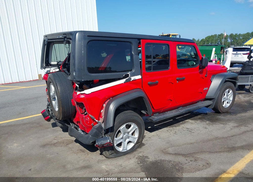 2021 JEEP WRANGLER UNLIMITED SPORT S 4X4 VIN: 1C4HJXDN5MW510975