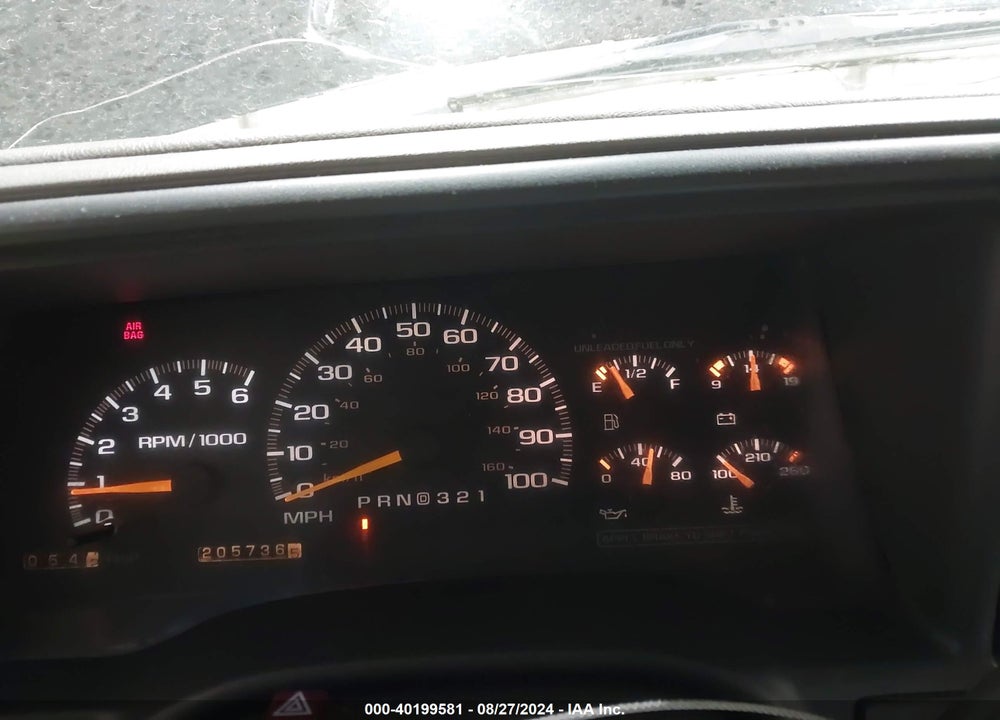 1999 CHEVROLET TAHOE LS VIN: 1GNEK13R7XJ567320