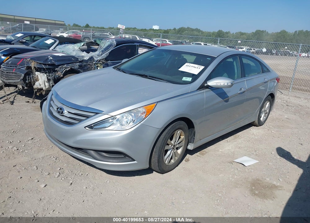 2014 HYUNDAI SONATA GLS VIN: 5NPEB4AC2EH924062