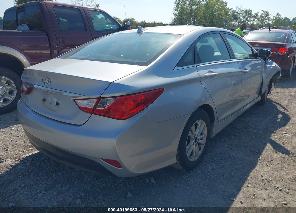 2014 HYUNDAI SONATA GLS VIN: 5NPEB4AC2EH924062